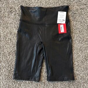 Spanx Faux Leather Shorts